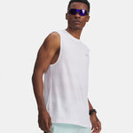 Ropa Under Armour Under Armour Velociti  Camiseta de running Hombres-blanco, plateado