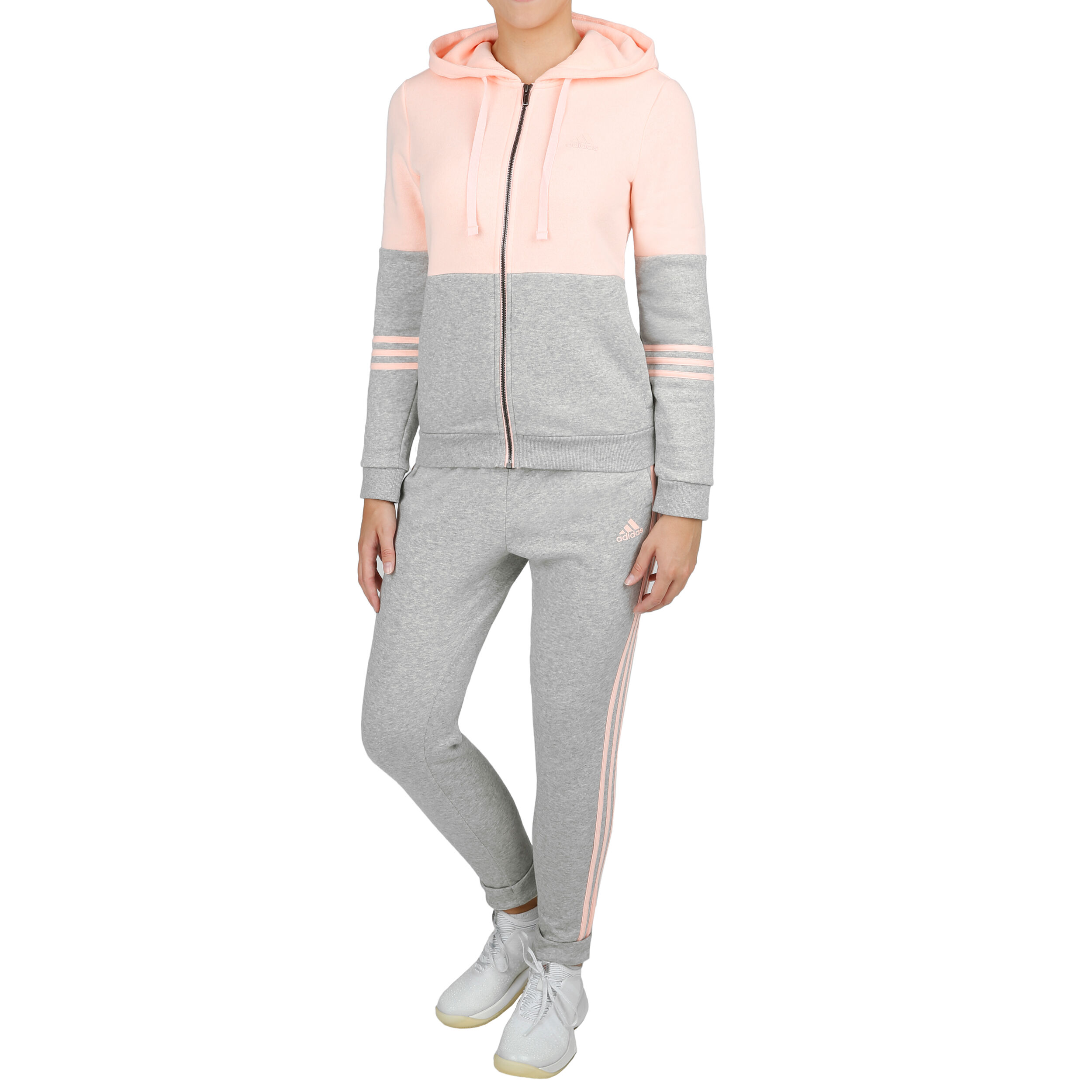 Chandal adidas gris y rosa Clearance