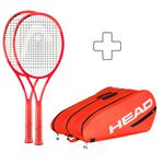 Pack Raqueta + Raquetero HEAD 2x Radical Pro 2025 plus Schlägertasche
