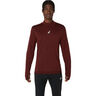 Road Winter Seamless Camiseta de running Hombres-rojo vino