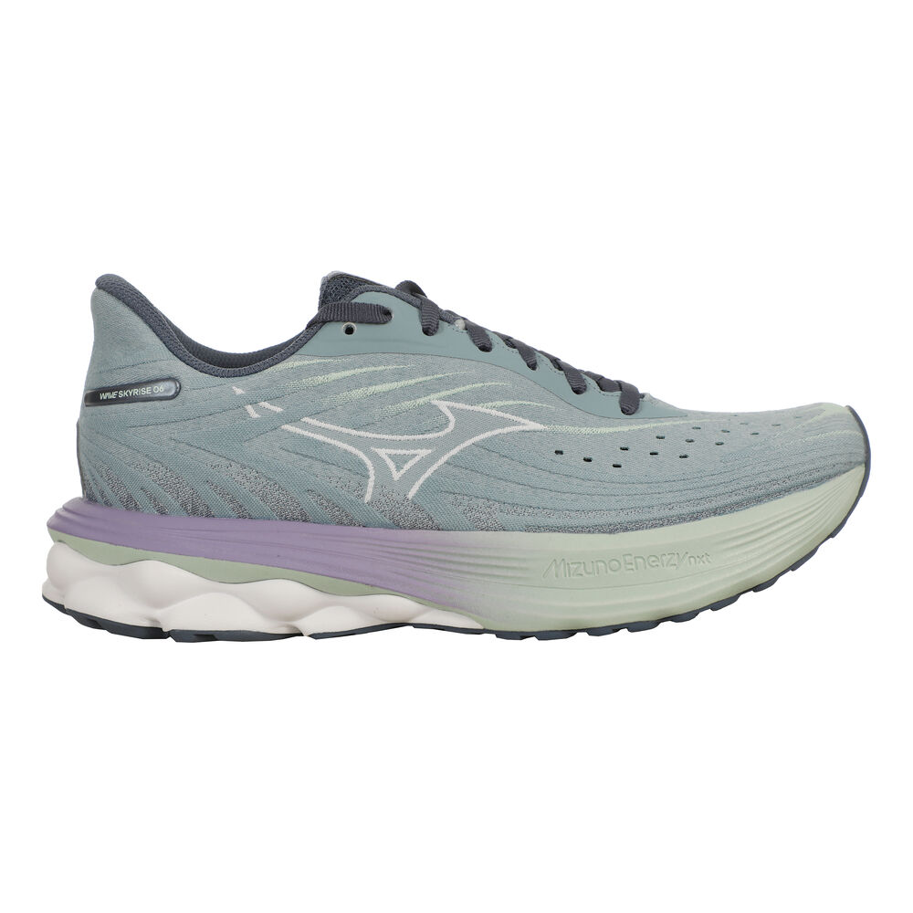 Mizuno Wave Skyrise 6 Zapatilla Neutral Mujeres - Color Petróleo, Blanco