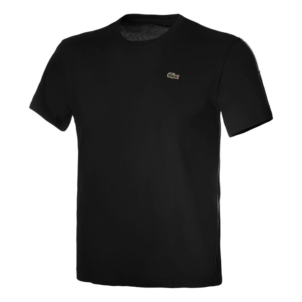Lacoste Tennis Camiseta De Manga Corta Hombres - Negro, Verde