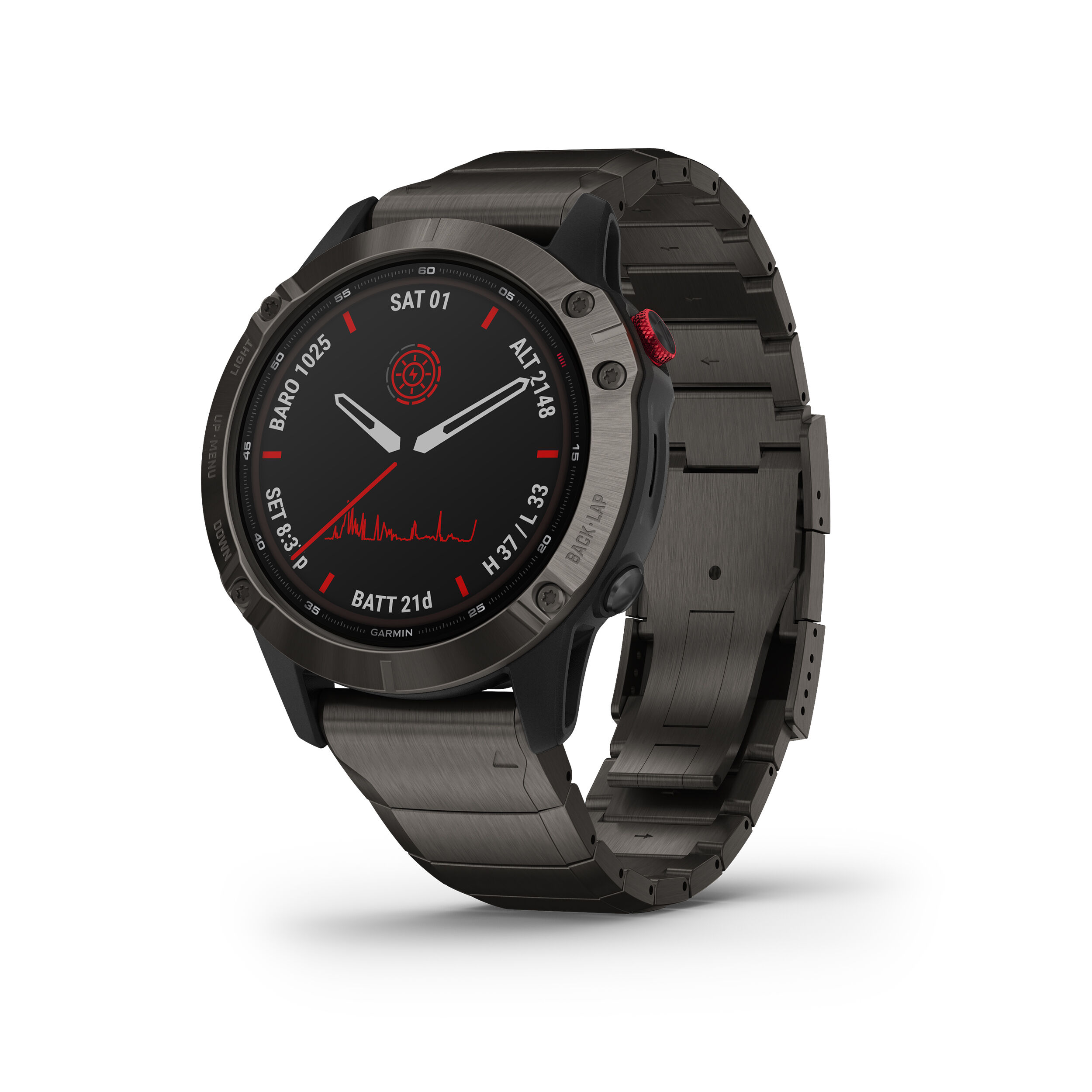 Buy Garmin Fenix 6 Pro Solar Reloj Con Pulsometro Negro online Tennis Point ES