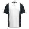 Club 25 Tech Camiseta De Manga Corta Hombres-Azul Oscuro,Blanco