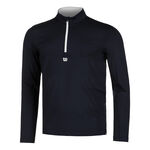 Ropa Wilson Wilson Elevate Performance Camiseta De Manga Larga Hombres-Azul Oscuro