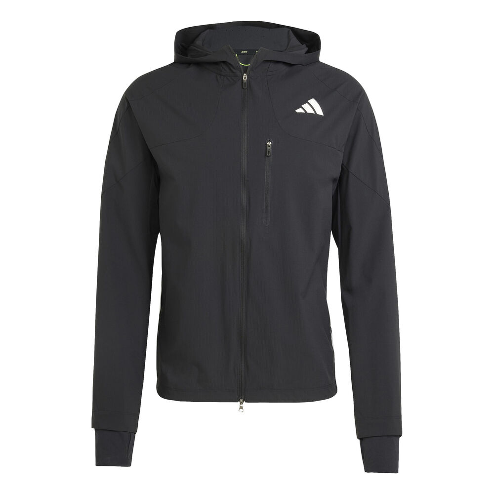 adidas adizero Chaqueta para correr Hombres - negro, negro