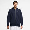 Club Bb Full-Zip Sudadera Con Cremallera Hombres-Azul Oscuro