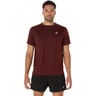 Core Camiseta De Running Hombres-Rojo Vino