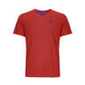 Evin Tech Round Camiseta de manga corta Chicos - rojo oscuro, 