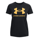 Ropa Under Armour Under Armour  Live Sportstyle Graphic Camiseta de manga corta Mujeres - negro, amarillo oro