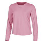 Ropa de tenis Nike Nike One Classic Dri-Fit Camiseta de manga larga Mujeres - rosa, negro