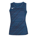 Ropa de tenis Mizuno Mizuno Team Chiba Camiseta de tirantes Mujeres-azul oscuro