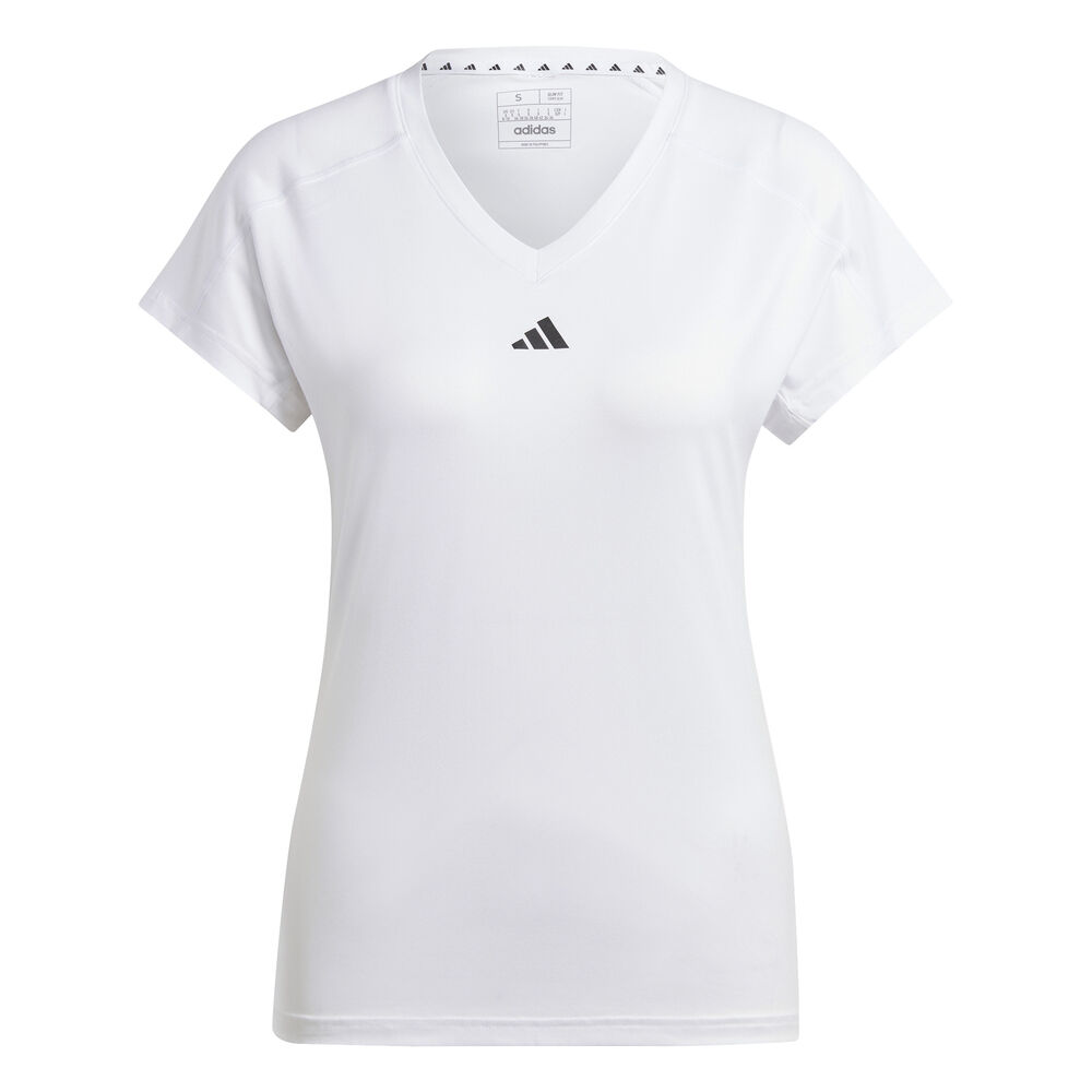 adidas Training Essentials Min Camiseta De Manga Corta Mujeres-Blanco