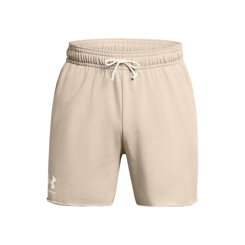 Under Armour Rival Terry 6in Shorts Hombres - Marrón