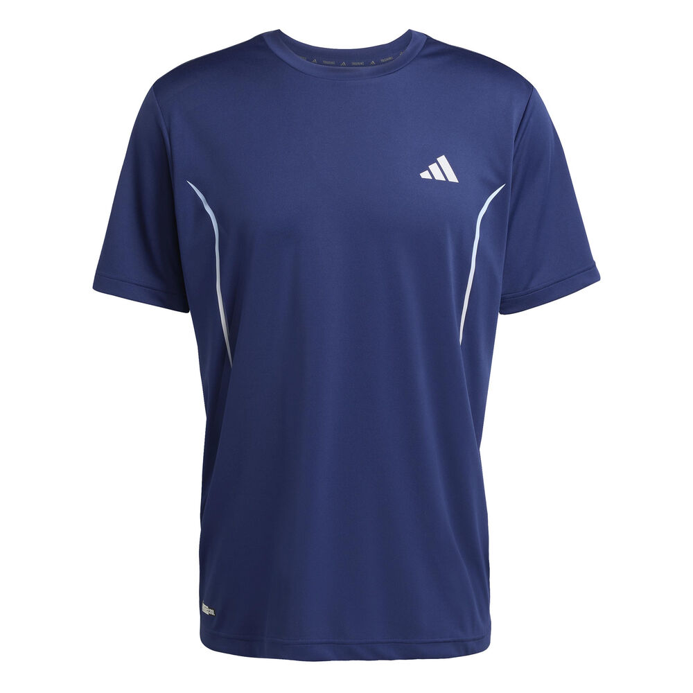 adidas Tech Camiseta De Manga Corta Hombres-Azul Oscuro