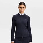 Ropa de tenis JLindeberg JLindeberg Susanna Camiseta de manga larga Mujeres-azul oscuro