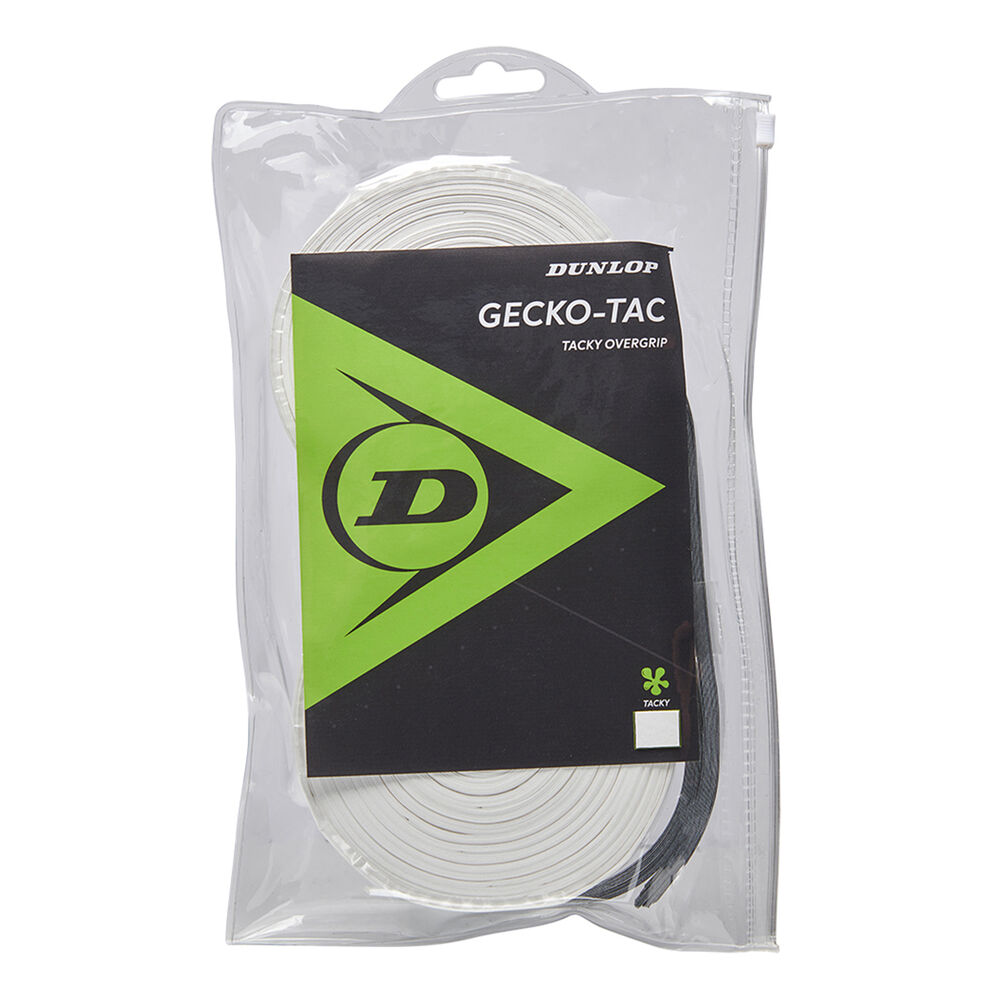 Dunlop Gecko-Tac Pack De 30-Blanco