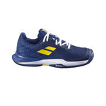 Zapatillas de tenis Babolat Babolat Jet Mach 3 Zapatilla Tierra Batida Ni&ntilde;os-Azul Oscuro,Amarillo