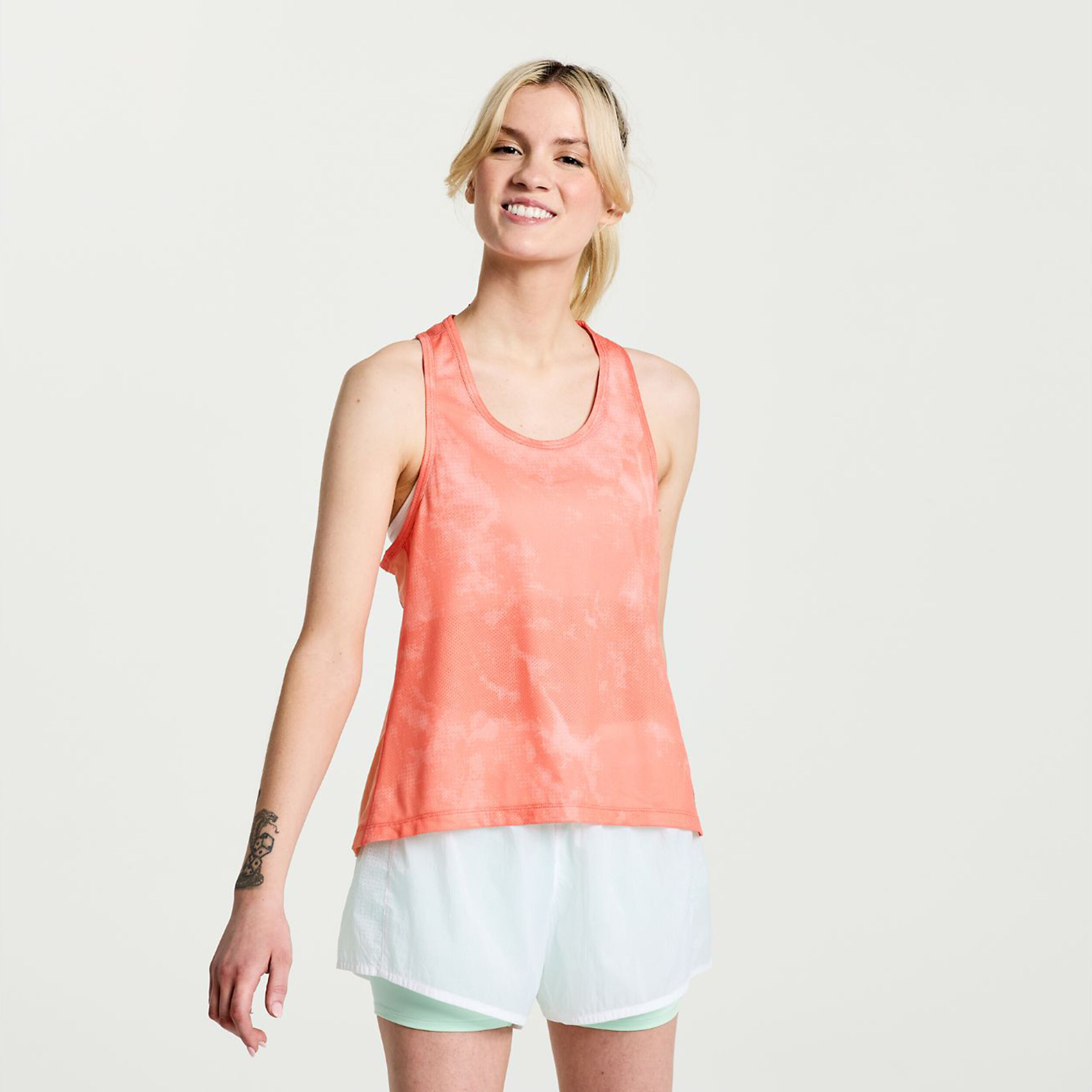 Buy Saucony Elevate Camiseta De Tirantes Mujeres Naranja online Tennis Point ES