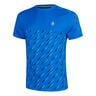 Performance Tennis Ball Camiseta De Manga Corta Hombres-Azul
