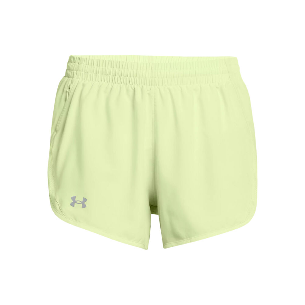 Under Armour Fly By 3in Pantalones Cortos Mujeres - Verde