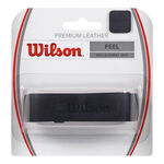 Grips Wilson Wilson  Premium Leather Replacement Grip Pack de 1 - negro