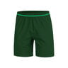 Djokovic Shorts Hombres - verde oscuro, verde