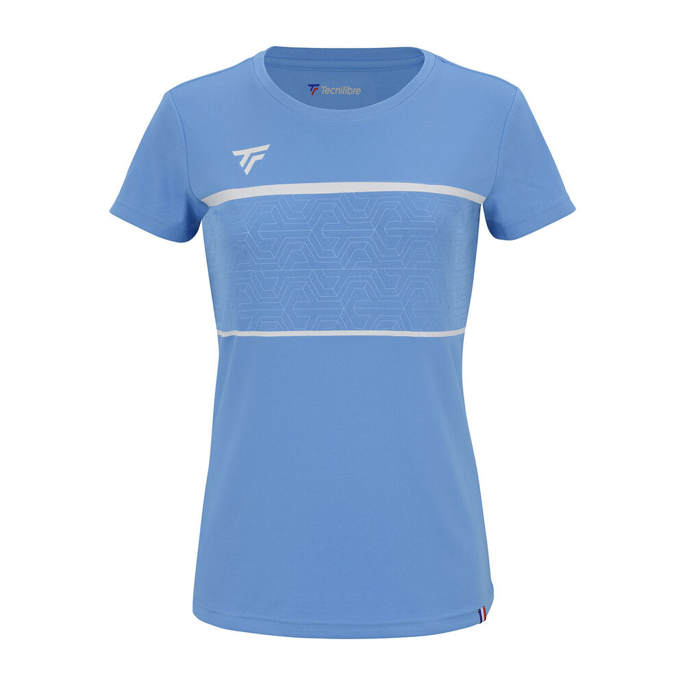 Tecnifibre Team Tech Camiseta De Manga Corta Mujeres-Azul Claro