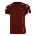 Ropa Lacoste Lacoste T-Shirt Camiseta de manga corta Hombres - rojo oscuro, 