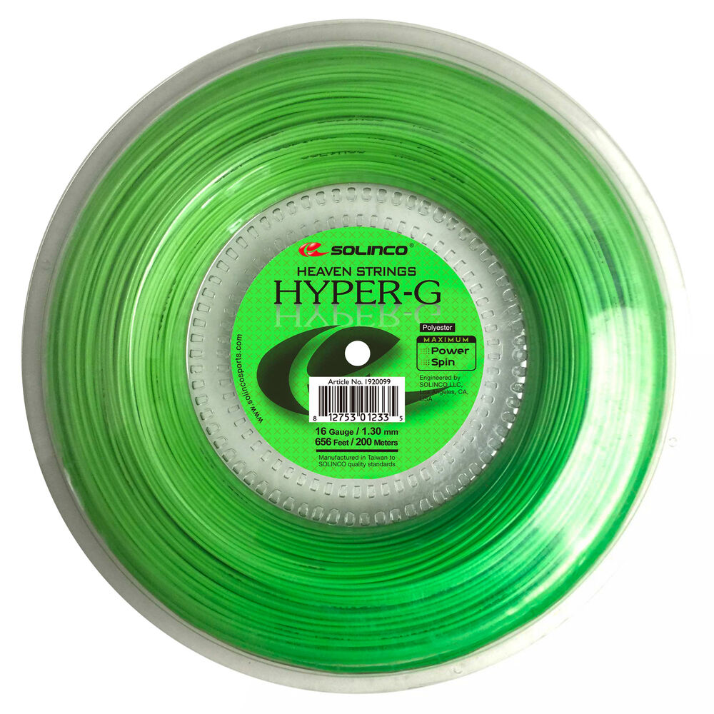 Solinco Hyper-G Bobinas De Cordaje 200m - Verde