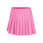 Ropa de tenis Quiet Please Quiet Please Love Pleated Falda Mujeres - rosa, blanco
