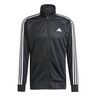 Taining Essentials 3 Stripes Chaqueta De Entrenamiento Hombres-Negro