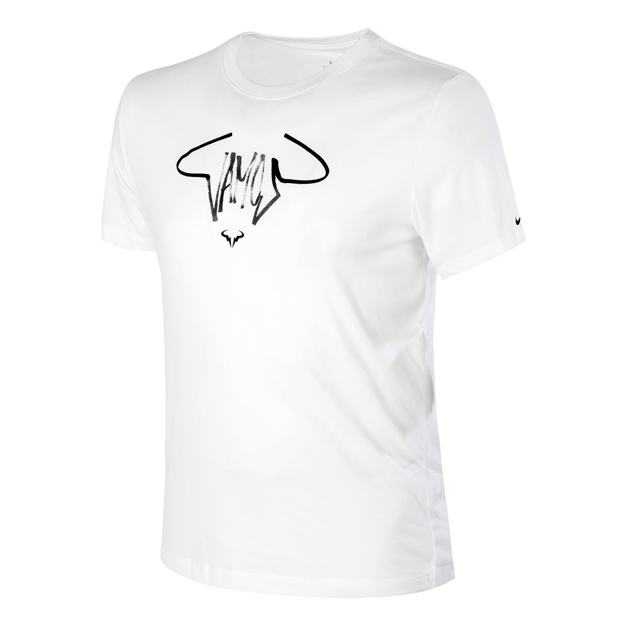 Anillo duro Cierto Socialismo Nike Rafael Nadal Court Vamos Camiseta De Manga Corta Hombres - Blanco,  Negro compra online | Tennis-Point