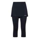 Ropa HEAD HEAD Club Falda Con Malla Mujeres-Azul Oscuro,Plateado