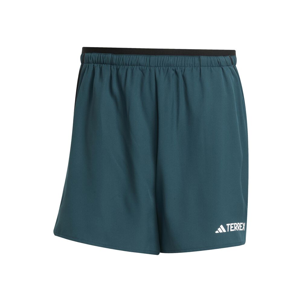 adidas Terrex MT Light 5in Pantalones Cortos Hombres-Verde
