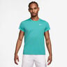 Court Victory Dry Camiseta de manga corta Hombres - turquesa, blanco