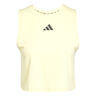 Boxy 3Stripes Camiseta De Tirantes Mujeres-Amarillo