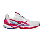 Zapatillas de tenis ASICS ASICS Solution Speed FF 3 Zapatilla Todas Las Superficies Mujeres-Blanco,Berry