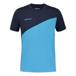 Ropa Babolat Babolat Drive Crew Neck Camiseta De Manga Corta Hombres-Azul,Azul Oscuro