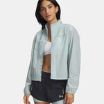 Ropa Under Armour Under Armour Explor Trail Run Wind  Chaqueta para correr Mujeres-azul, verde claro