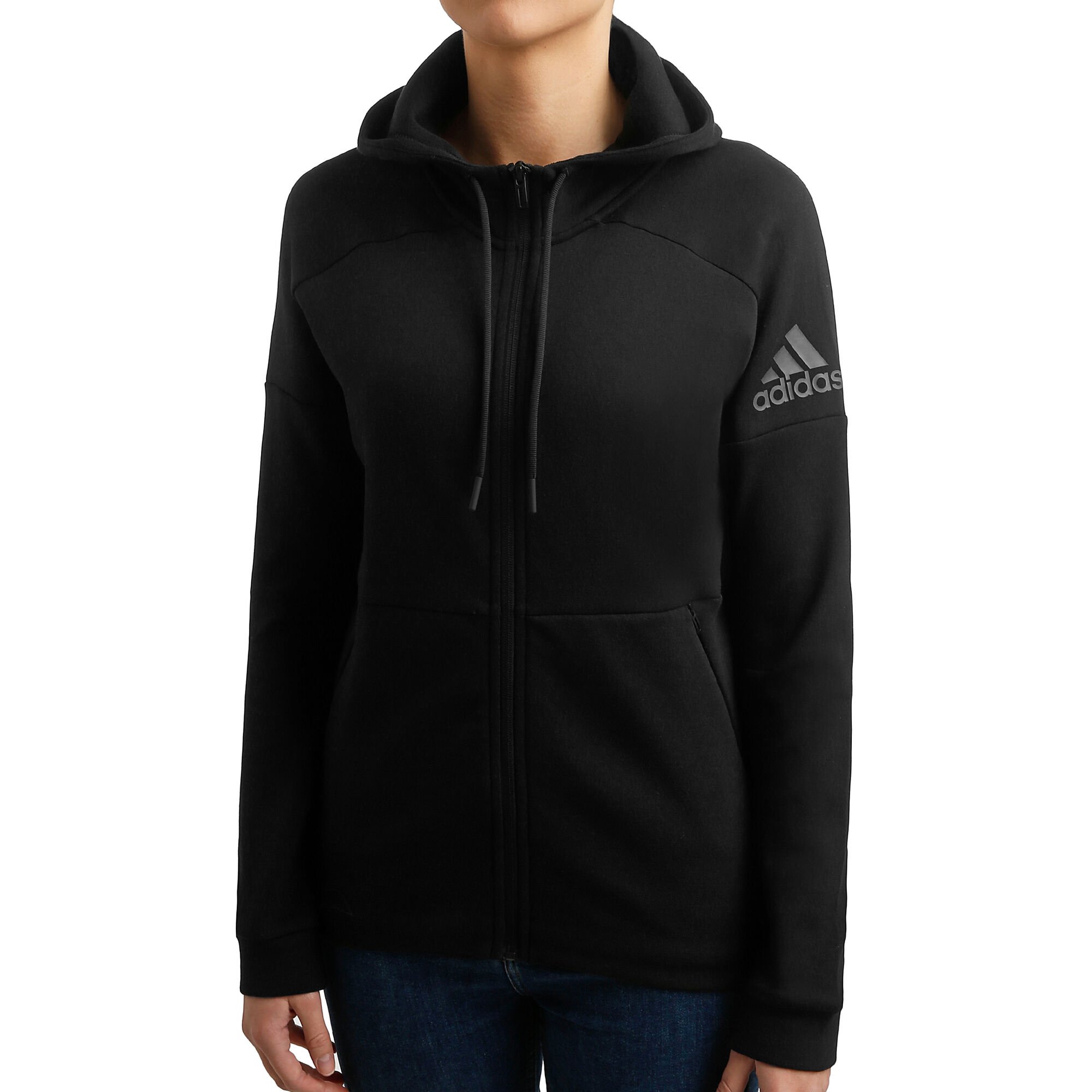 adidas Sudadera Cremallera Mujeres - Gris Oscuro compra online | Tennis-Point