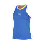 Ropa de tenis Quiet Please Quiet Please Racerback 2.0 Camiseta de tirantes Chicas - azul, blanco