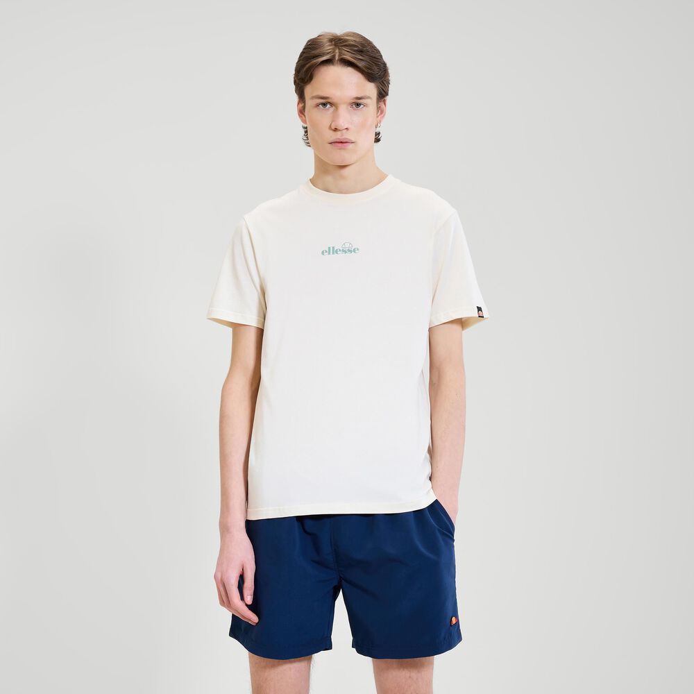 Ellesse Ollio Tee Camiseta De Manga Corta Hombres - Crema