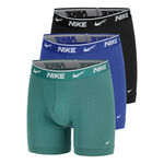 Ropa Nike Nike Everyday Cotton Stretch Calzoncillos tipo bóxer Pack de 3 Hombres - multicolor, negro