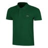 Ribbed Collar Polo Hombres - verde