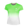 Crew Gradiant Camiseta De Manga Corta Chicas-Verde Neón,Blanco