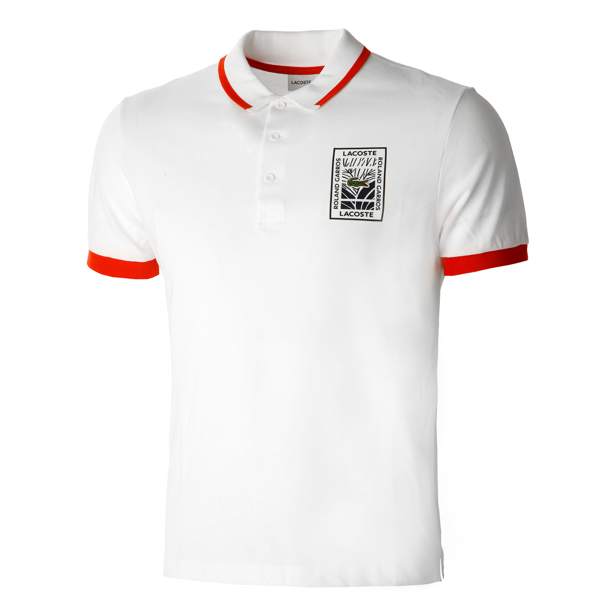 Lacoste Roland Garros Lifestyle Polo Hombres - Blanco ...