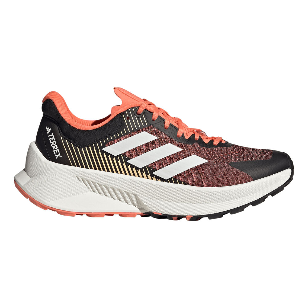 adidas Terrex Soulstride Flow Zapatilla Trail Mujeres-Negro,Blanco