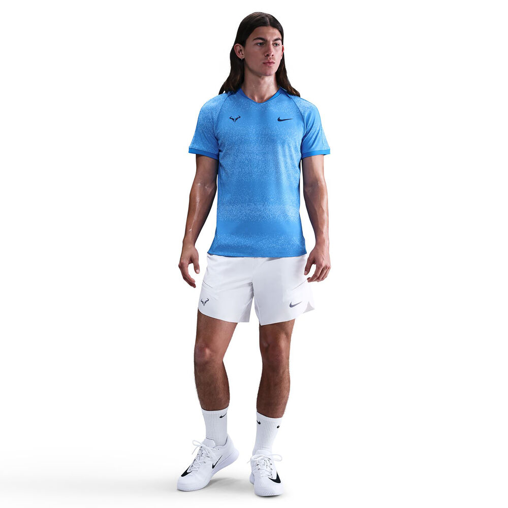 Nike Rafa Dri-Fit Advantage 7in Shorts Hombres-Blanco