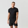 Ace Light Camiseta De Manga Corta Hombres-Negro